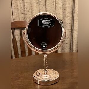 Rose Gold Double Sided Cosmetics Mirror